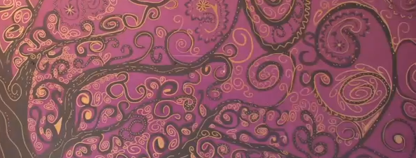 Purple Mural